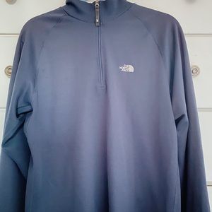 North face quarter zip up